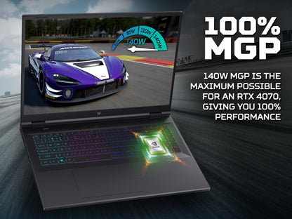 Acer Predator Helios Neo 18 PHN18-71 Gaming Laptop - Intel Core i7-14700HX, 16GB, 1TB SSD, NVIDIA GeForce RTX 4070 8G, 18" WQXGA IPS 165Hz, Windows 11, Black