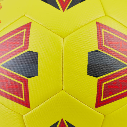 - Mitre Training FA Cup Football | High Performance Training Ball | Yellow/Grey/Red | Size 5 -