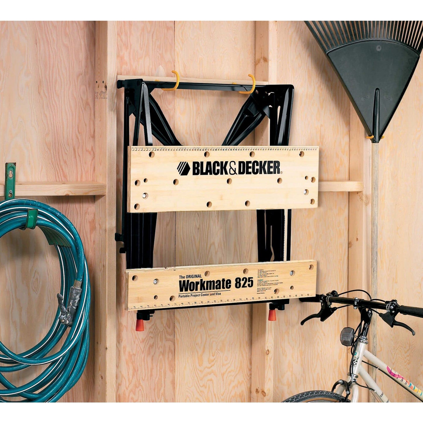 BLACK+DECKER Workmate Plus, Work Bench Tool Stand Saw Horse , Dual Height with Heavy Duty Steel Frame, WM825