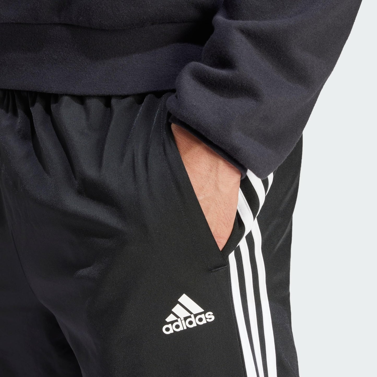 Adidas H46105 M 3S JOG TP TRI Pants Men's black/white L