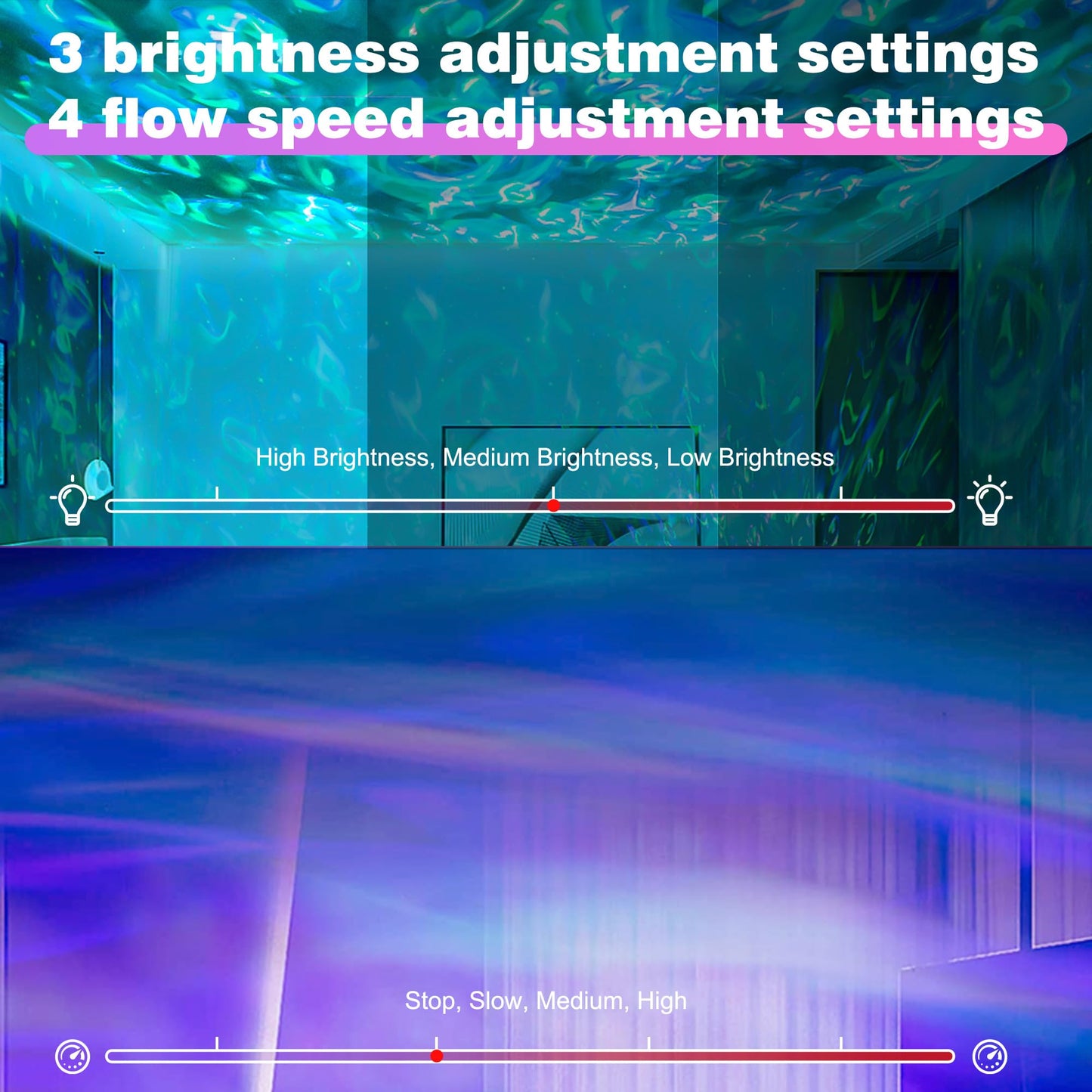 - Fanser Star Projector | Galaxy Projector | Night Light Projector | Ocean Wave | Remote Control -