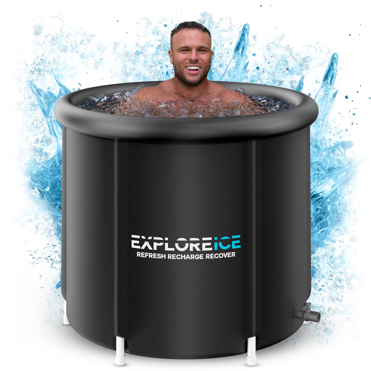 - Explore Ice Recovery Pod 2.0 | Extra Large Cold Tub | Premium Cold Plunge -