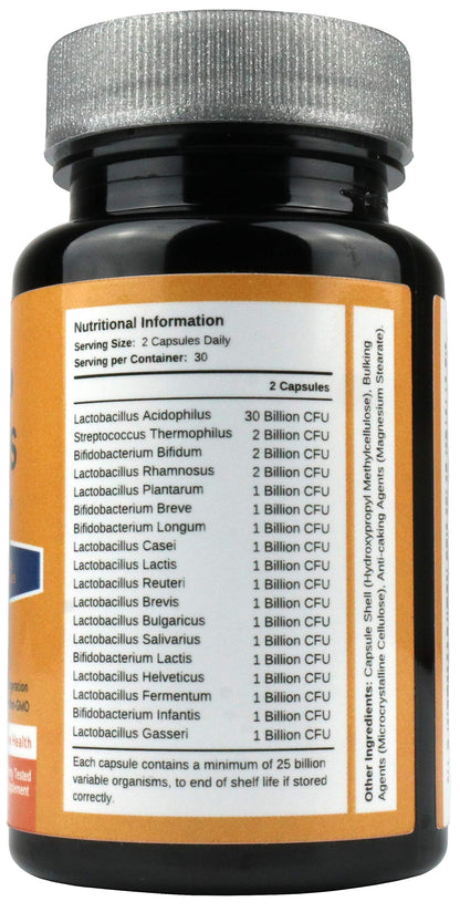 - Powerful 50 Billion CFU Probiotics | 18 Strains | Stomach Acid Resistant | Shelf Stable -