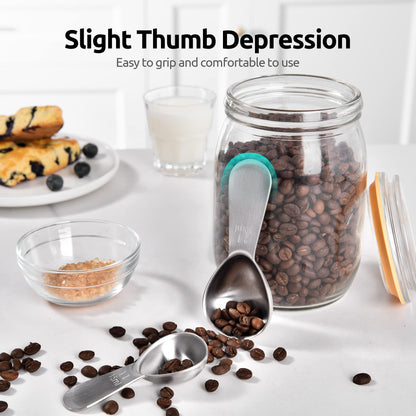 - U-Taste 18/8 Stainless Steel Coffee Scoop -