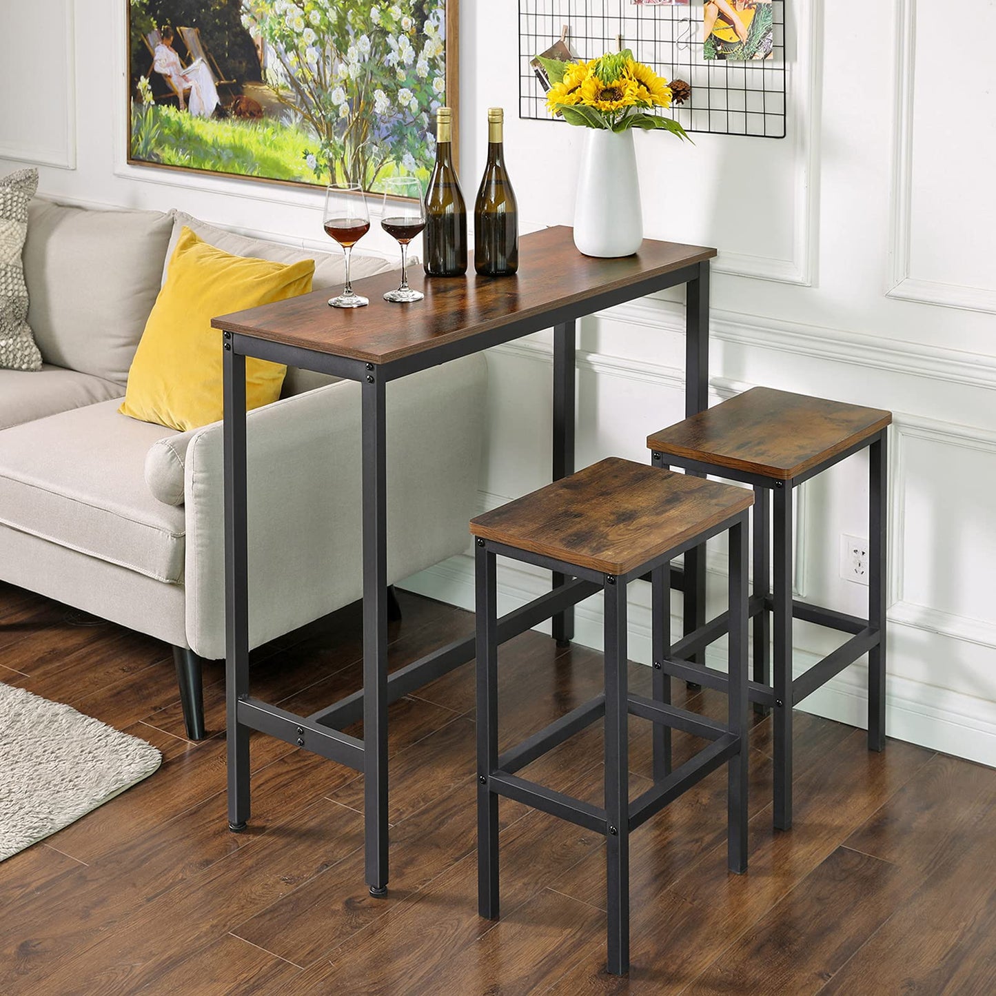- VASAGLE Bar Table, Kitchen Table -