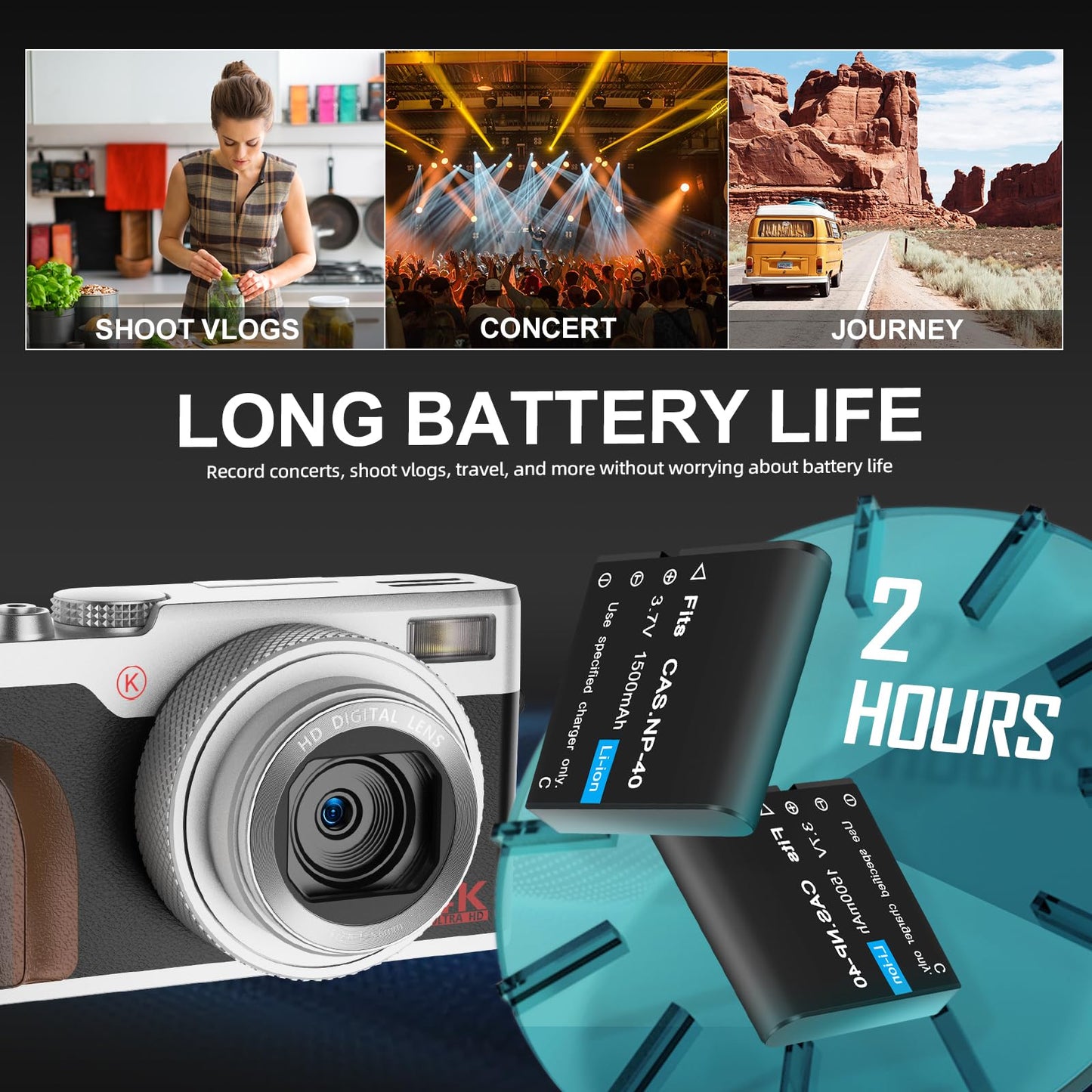 - Digital Camera | 56MP Cameras for Photography | 4K Vlogging Camera for YouTube | 180°Flip Screen Digital Point and Shoot Camera with 16X Zoom -