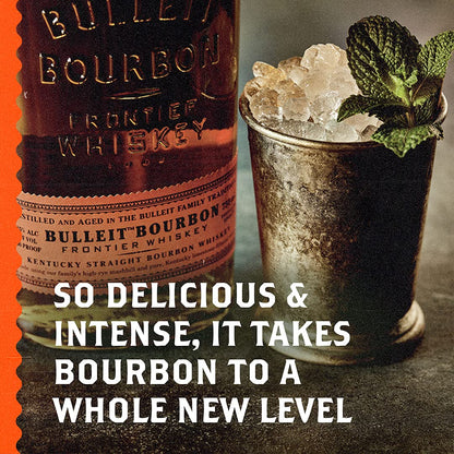 Bulleit Bourbon Frontier Whiskey | 45% vol | 70cl | American Bourbon Whiskey | Iconic Frontier Inspired Bottle | for Cocktails and American Drinks | Subtle & Complex
