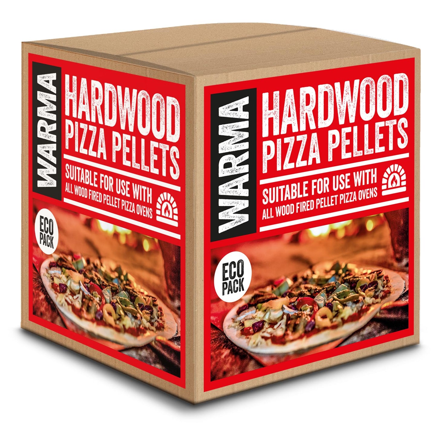 2.5kg Box Eco Premium Pizza Oven Wood Pellets 100% Natural Suitable for Ooni Uuni Ninja Nero Dellonda Outdoor Garden Cooking Pellet Operated Stoves Wood Fired Pizza Ovens & Grills (1 x Box of 2.5kg)