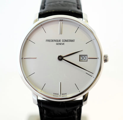 - Frederique Constant Men's Analogue Quartz Watch with Leather Strap FC-220S5S6 -
