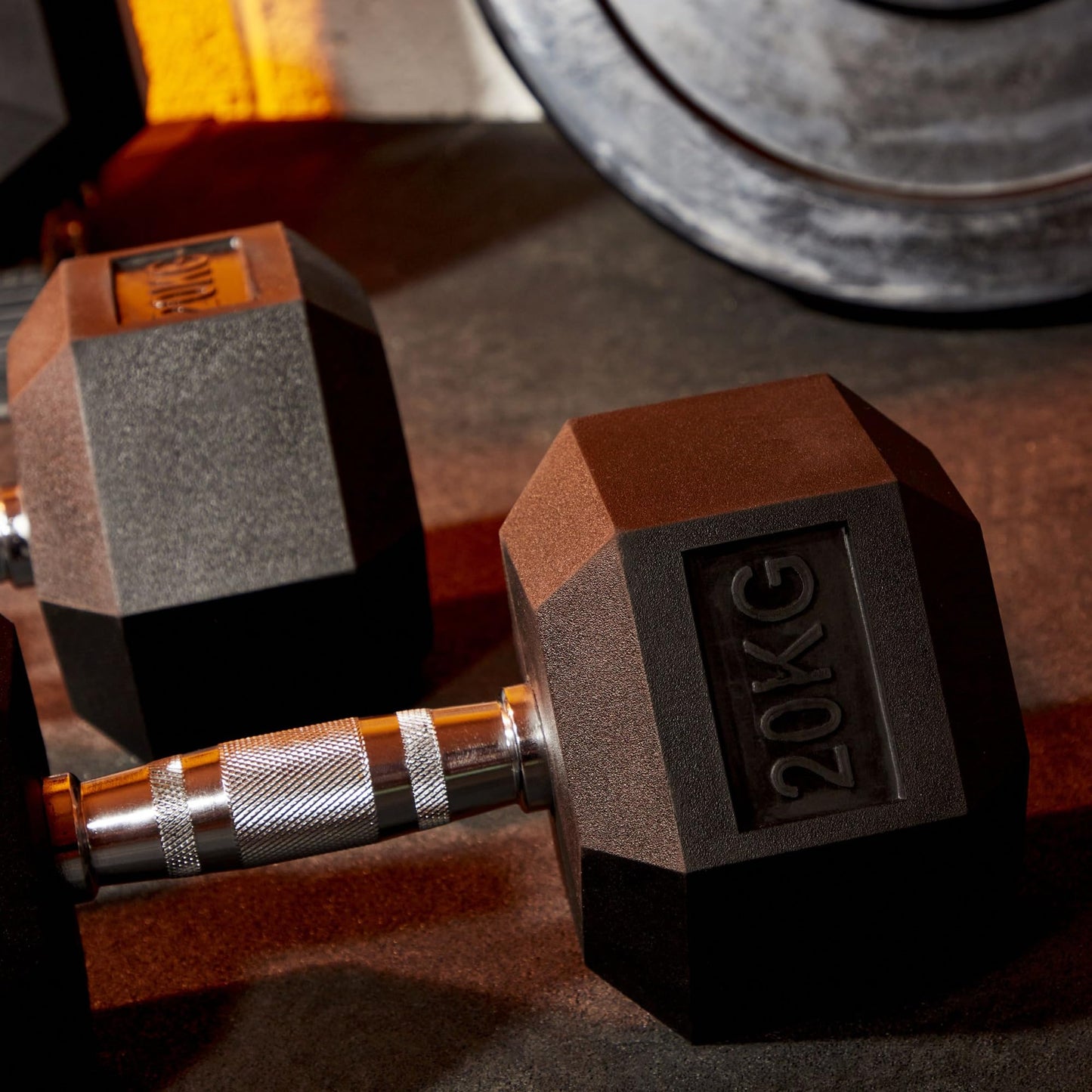 - Equipped Gym | Weights Dumbbells Set | Horizontal 3 Tier Rack Stand -