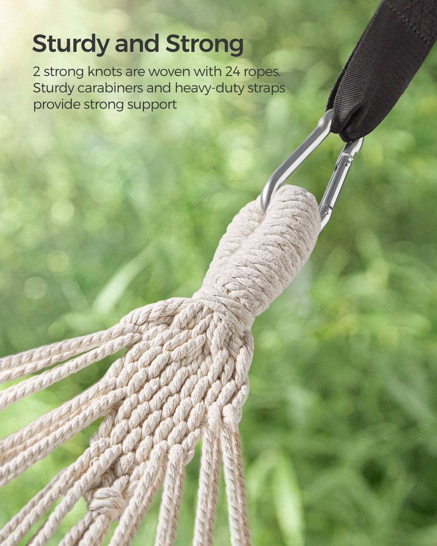 - SONGMICS Hammock | 210 x 150 cm | Double Hammock | 300 kg Load Capacity | For Terrace, Garden, Outdoor, Camping | Complete With Carry Bag | Grey GDC15GY -