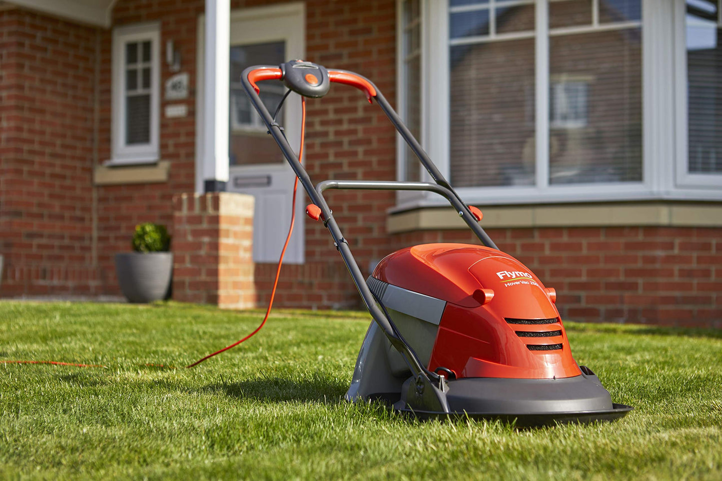 - Flymo Hover Vac 250 Electric Hover Collect Lawn Mower | 1400W | 25cm Cutting Width | 15L Grass Box | Ambidextrous Handles | Folds Flat -