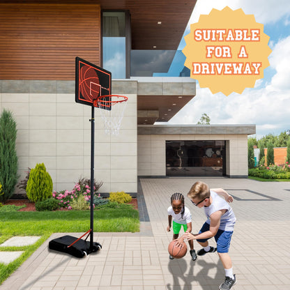 Bee-Ball BB-05 Adjustable Basketball Hoop (Basketball Stand) (5.2 ft -6.8 ft)