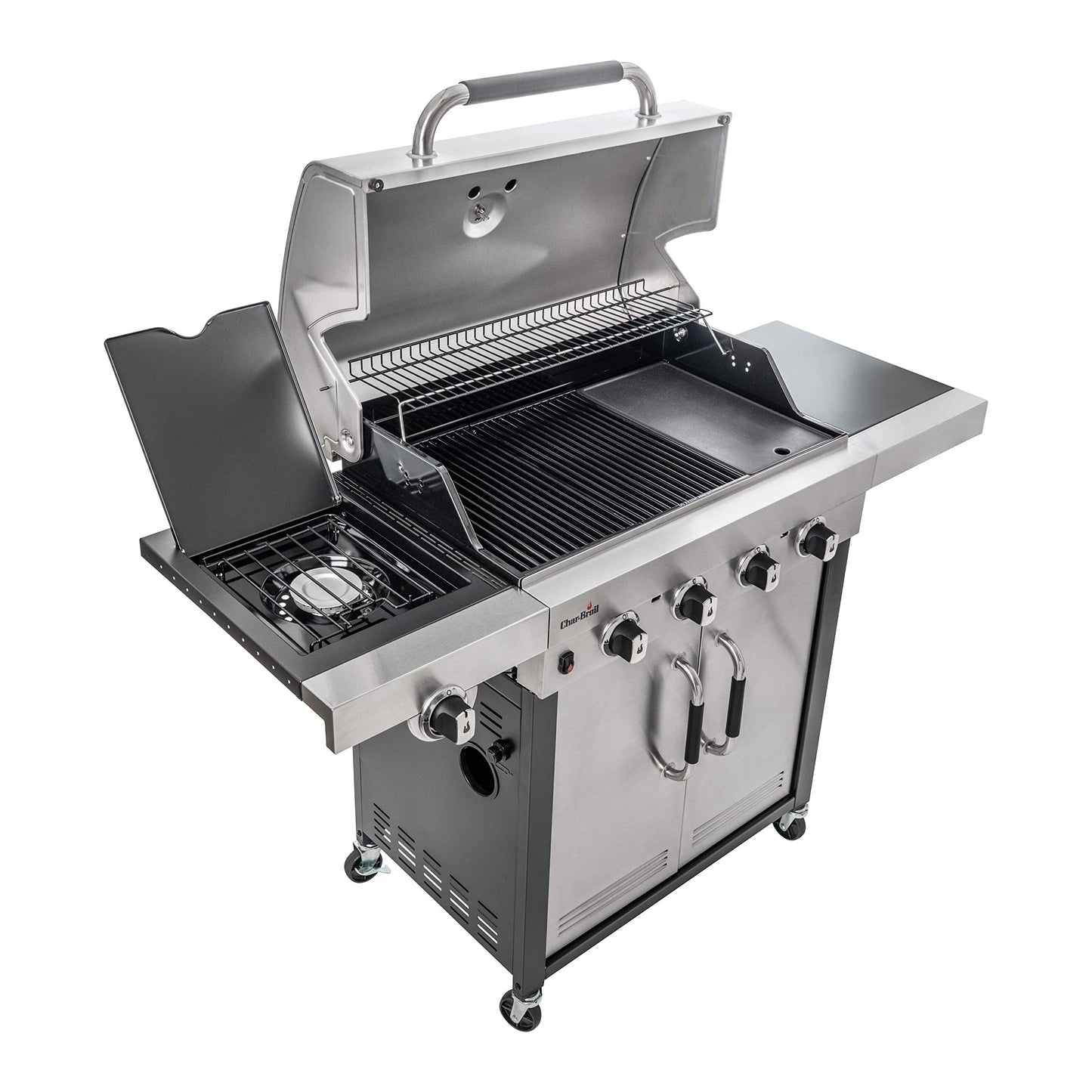 Char-Broil 140895 Advantage Series 445S - 4 Burner Gas Barbecue Grill with TRU-Infrared Technology, Stainless Steel Finish