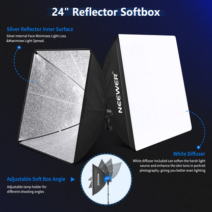 - NEEWER Photography Lighting kit with Backdrops -