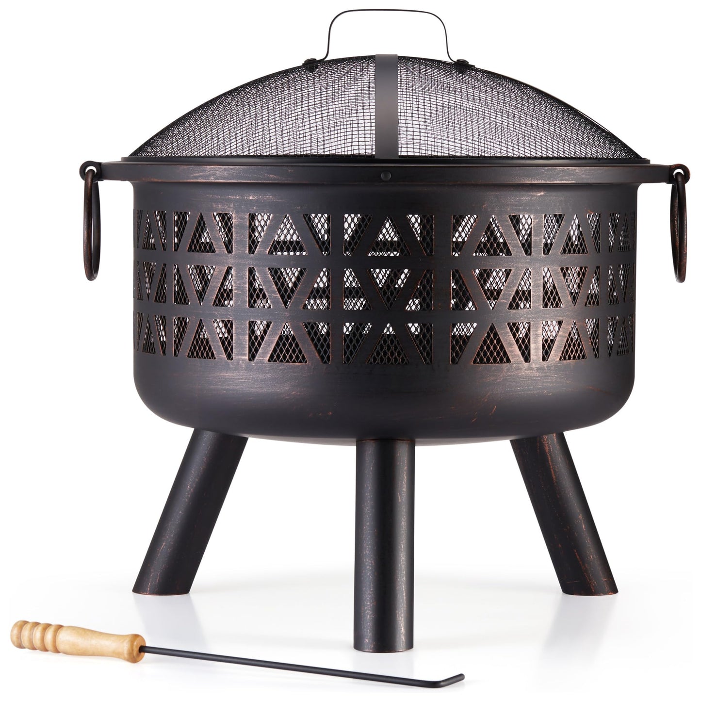 - VonHaus Fire Pit – Firepit for Outdoor, Garden, Patio – Portable