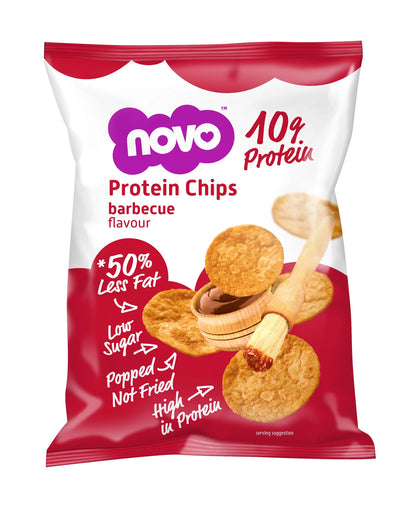 - Novo Nutrition Protein Chips | High Protein Savoury Snack | High Fibre, Low Sugar & Low Fat -