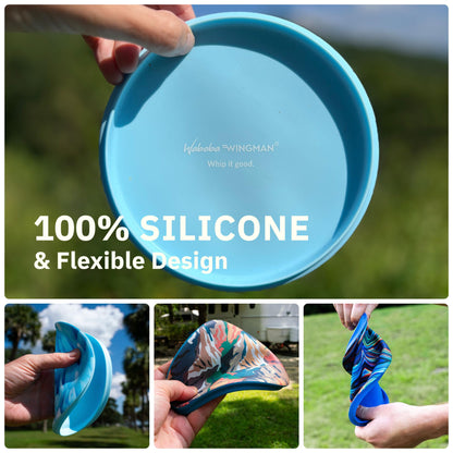 - Waboba Original Wingman Foldable Silicone Disc-Fly Straight and Far