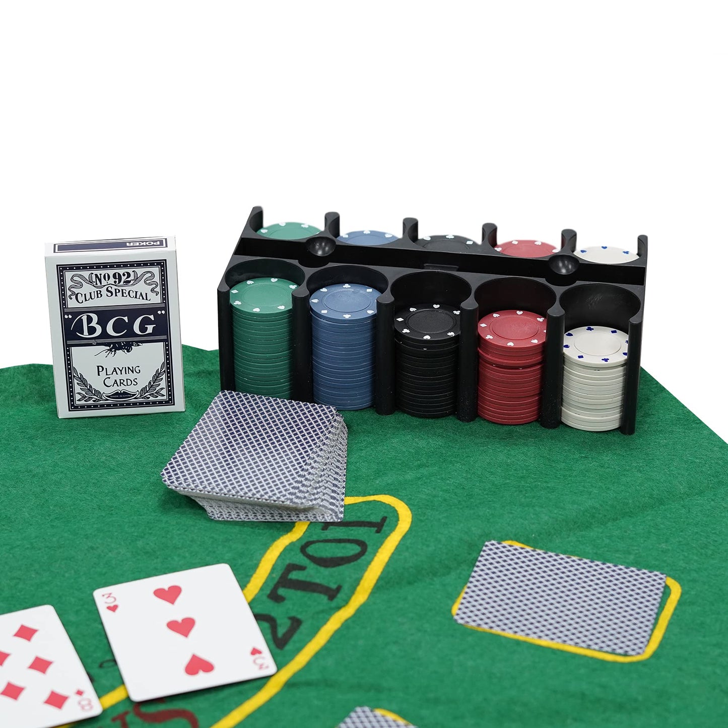 - Tanness 200 Pcs Poker Set | Casino Texas Holdem Poker Set | Black Jacks Game -