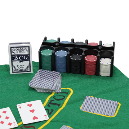 - Tanness 200 Pcs Poker Set | Casino Texas Holdem Poker Set | Black Jacks Game -