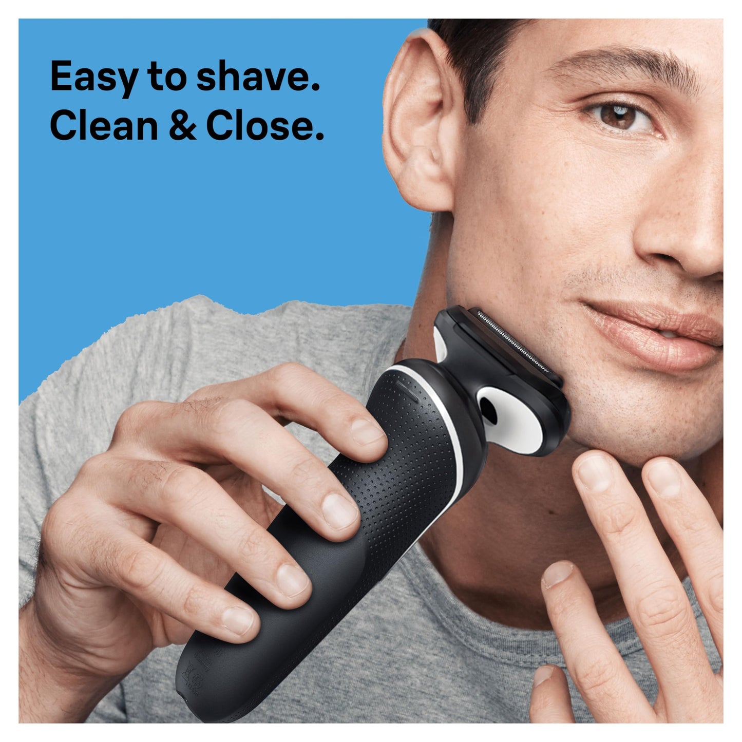 Braun Series 5 51-W1600s Electric Shaver for Men, Electric Razor for Men With EasyClick Body Groomer Attachment, EasyClean, Wet & Dry, Rechargeable, Cordless Foil Razor, White Rated Which? Best Buy