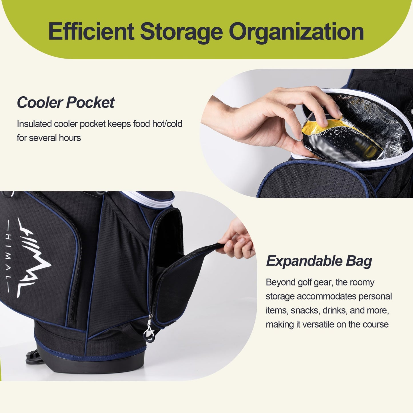 - GoHimal 14-Way Golf Stand Bag Golf Stand Bag -