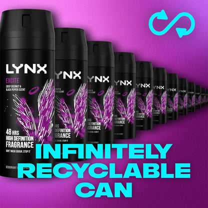 - Lynx Excite Body Spray | 150ml -