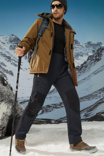 - TACVASEN Winter Trousers | Waterproof Softshell Trousers | Thermal Windproof -