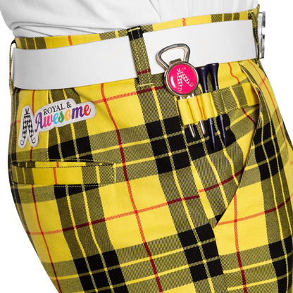 - Royal & Awesome | Loud MacLeod Golf Trousers for Men | Slim Fit | Men's Golf Trousers -