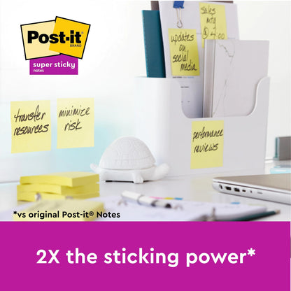 - Post-it Super Sticky Notes | Double the Sticking Power | 6 Pads | 540 Sheets -
