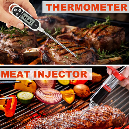 - N NOBLE FAMILY 30PCS BBQ Accessories Set | Professional Stainless Steel BBQ Tools Set -