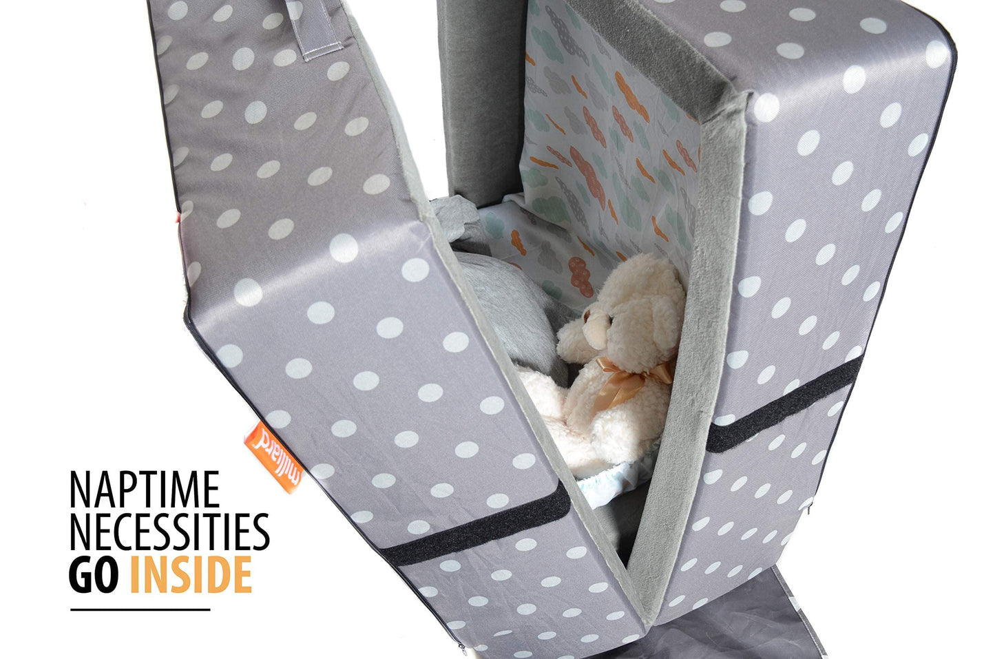 - Milliard Portable Toddler Bumper Bed | Folds for Travel -