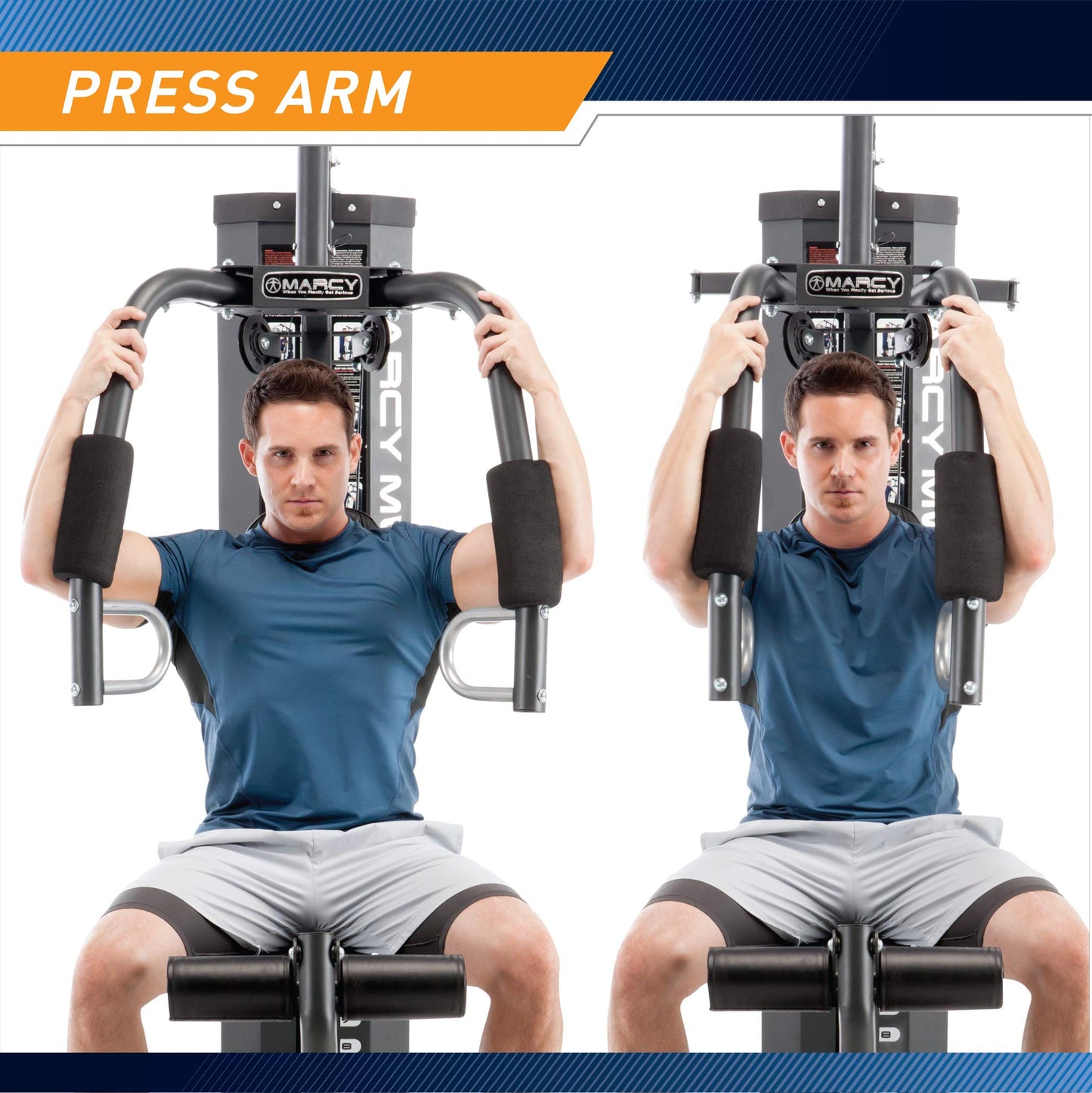 - Marcy MWM-4965 Home Multi Gym | 68Kg Weight Stack -