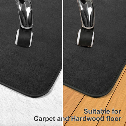 - Heavy Duty Office Chair Mats | Carpeted and Hardwood Floor | 120 x 90 cm | Carpet Protector Chair Mat -