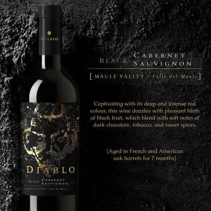 - Diablo Black Cabernet Sauvignon Red Wine -
