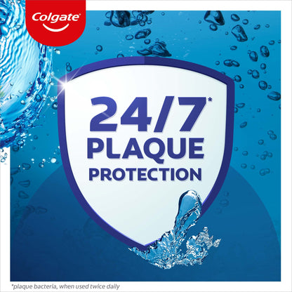 Colgate Plax Mouthwash, Cool Mint Mouthwash with 24/7* Plaque Protection, Alcohol Free Mouthwash** with Fluoride, Vegan Mouthwash, Multipack, 4 Pack, 500ml Bottles