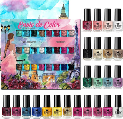 - Splash 48 x Nail Polish Varnish Set | 48 Different Modern Colours | Quick Drying -
