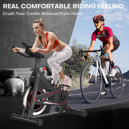 - DMASUN Indoor Exercise Bikes For Home Gym | Use with LCD Display -