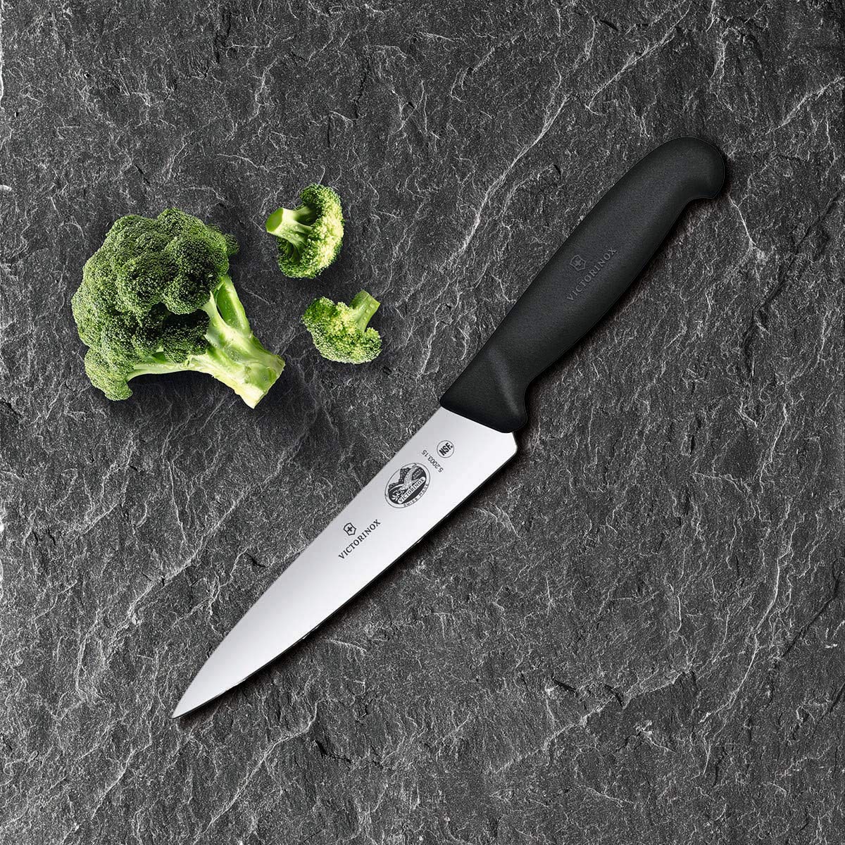 - Victorinox 6 Inch Fibrox Pro Chef's Knife -