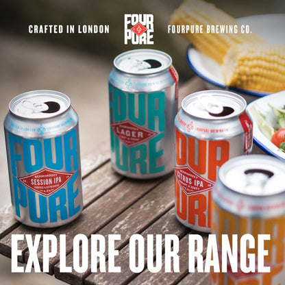 - Fourpure Citrus IPA | Naturally Brewed Vibrant & Zesty Pale Ale | Vegan (12 x 330ml Cans) -
