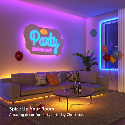 - Lepro LED Strip Light | 5M | Dimmable RGB LED Strips With Remote | Colour Changing Room Lights -