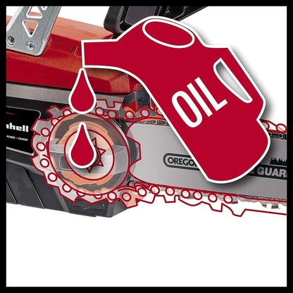 - Einhell Power X-Change 18V Cordless Chainsaw | 10 Inch (25cm) Electric Chainsaw | Cordless | OREGON Bar and Chain | GE-LC 18/25 Li Solo Battery Chainsaw | (Battery Not Included) -