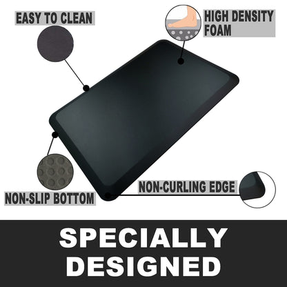 - 1" Extra Thick Anti Fatigue Floor Mat,Kitchen Mat, Standing Desk Mat – Comfort at Home, Office, Garage - Advanced PU Foam - NOT PVC!!!