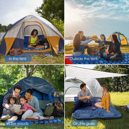 - HiiPeak Camping Sleeping Pad | Ultralight Inflatable Sleeping Mat with Built-in Foot Pump & Pillow -