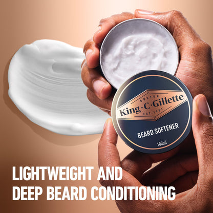 - King C. Gillette Beard Balm for Men | 100 ml |  Facial Hair Moisturiser -