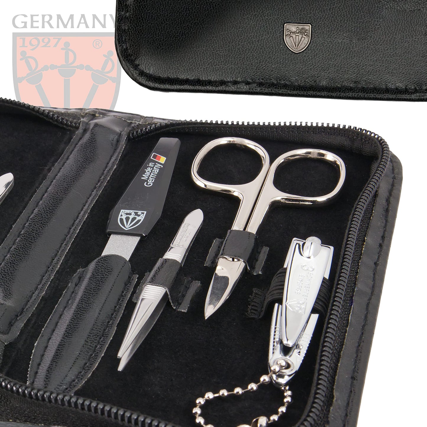 3 Swords Germany 7-Piece MANICURE - NAIL CARE - NAIL SCISSORS - CUTICLE REMOVER set - brand quality since 1927