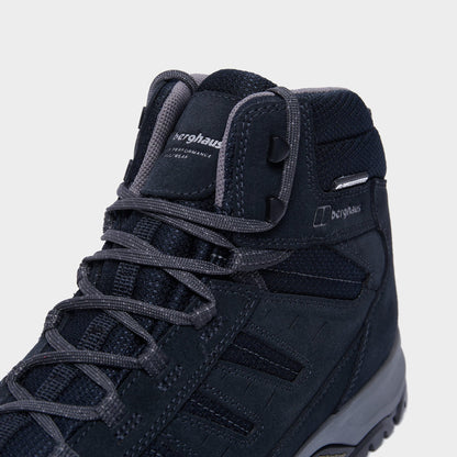 Berghaus Men’s Expeditor Trek 2.0 Hiking Boots with High Traction Opti-Stud Sole & Cushioned Footbed, Durable Suede & Mesh Upper, Waterproof, Breathable, Walking & Trekking Footwear, Grey, UK11