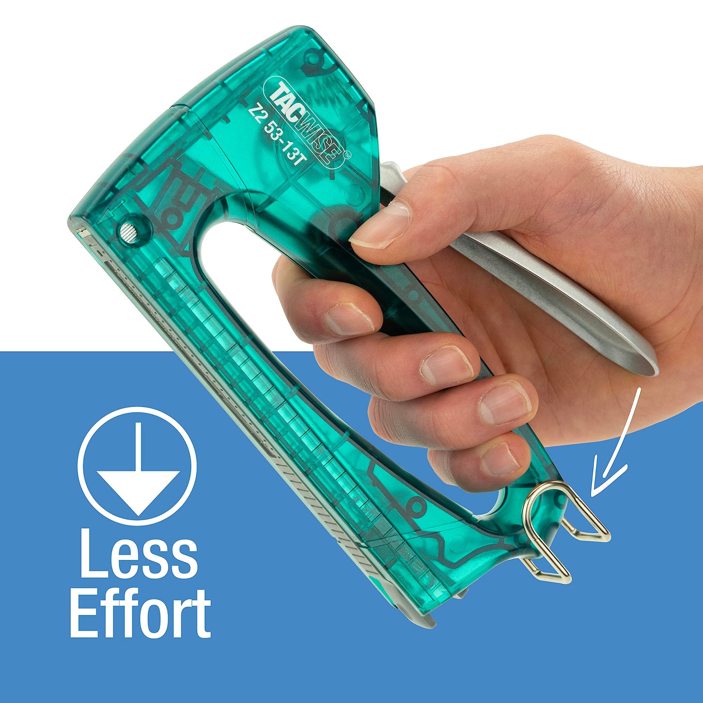 - Tacwise 1728 Z2 53-13T | Transparent Staple Gun | 300 Staples -