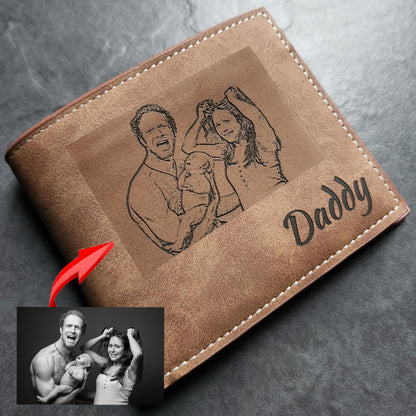 - Personalised Photo Wallet with Coin Pocket | Personalized Custom Gift -