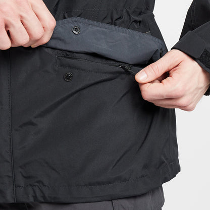 Berghaus Men's Cornice III Interactive Gore-Tex Waterproof Shell Jacket, Durable, Breathable Rain Coat, Black, XL